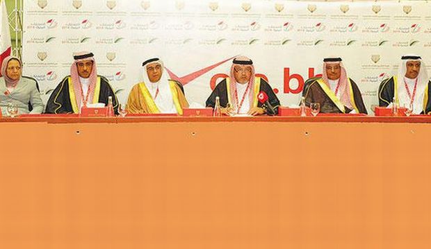 Chairman of the Supreme Committee for Elections to announce the final results. (Asharq Al-Awsat)