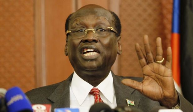 South Sudan's Foreign Minister Barnaba Marial Benjamin. (Reuters/Thomas Mukoya)