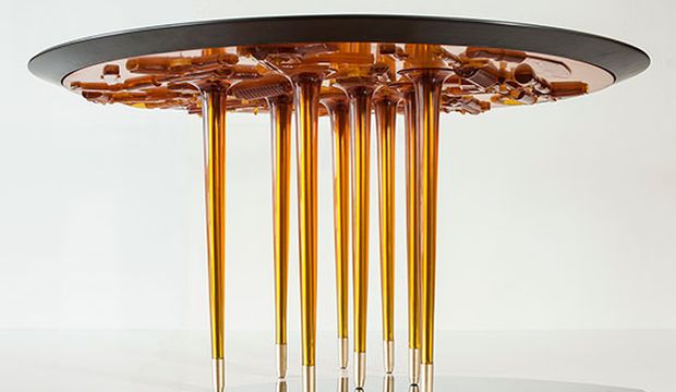 Michele and Georges Maria's 'Showdown' table. (House of Today)