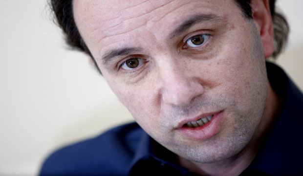 Khaled Khoja was elected as the Syrian National Coalition's new leader on January 4, 2015. (EPA/Sedat Suna)