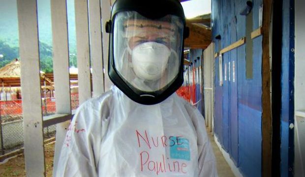 Scottish nurse Pauline Cafferkey was working at a Save the Children specialist ebola hospital in Sierra Leone in November 2014. (EPA/HO)