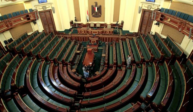 This file photo shows Egypt's People's Assembly on January 22, 2012, in Cairo. (AP Photo/Ahmed Gomaa)