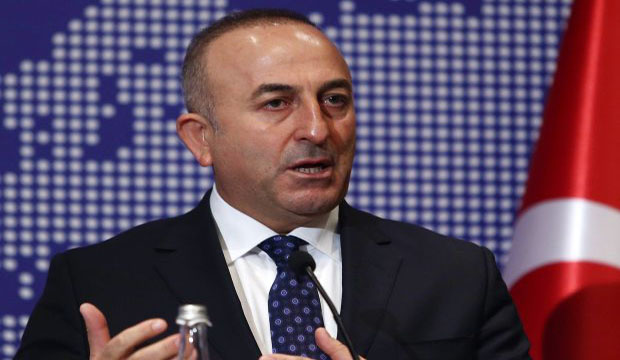 Turkey's Foreign Affairs Minister Mevlüt Çavuşoğlu speaks during a press briefing at the Seventh Annual Ambassadors Conference on January 9, 2015 in Ankara, Turkey. (AFP/Adem Altan)