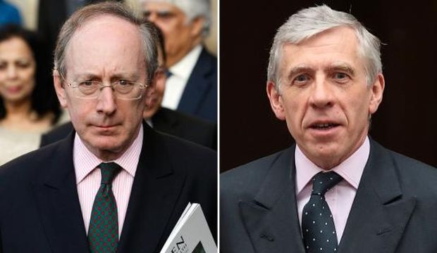 Malcolm Rifkind (L) and Jack Straw . (AFP photos)