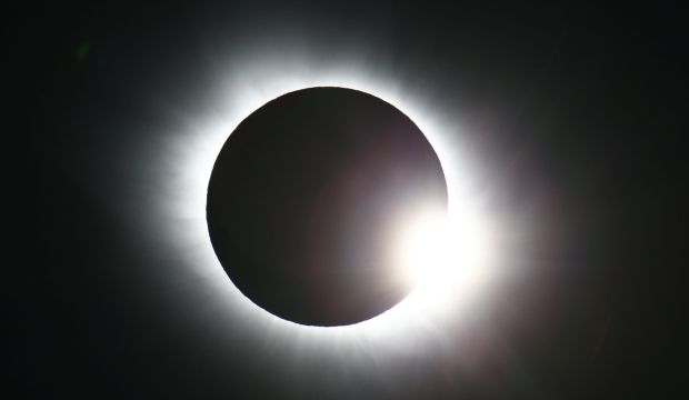 The total solar eclipse seen from Svalbard, Norway on March 20, 2015. (AP Photo/Haakon Mosvold Larsen, NTB Scanpix)