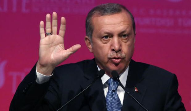 Turkey's President Recep Tayyip Erdoğan speaks during a graduation ceremony for foreign students in Ankara, Turkey, on June 11, 2015. (AP Photo/Burhan Ozbilici)