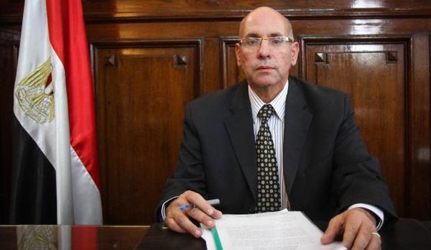 A picture taken on March 8, 2015 shows Egypt's Agriculture Minister Salah El-Din Helal posing at his office in Cairo. (AFP Photo/STR)