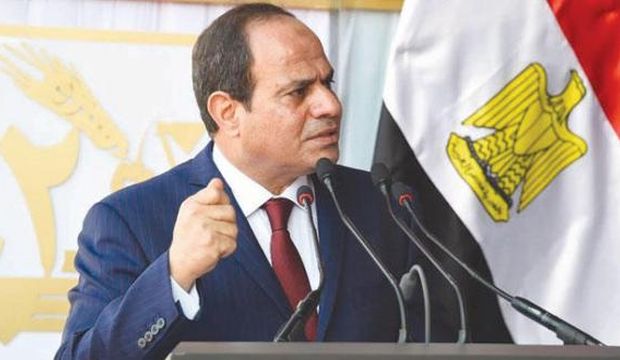 Egyptian President Abdel-Fattah El-Sisi speaks during celebrations to mark the October 1973 (Yom Kippur) War with Israel, in Cairo, Egypt, on October 5, 2015. (Asharq Al-Awsat)