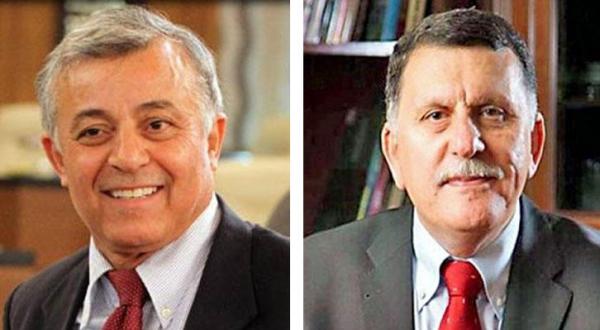 Fayez al-Sarraj- Nouri Abusahmain