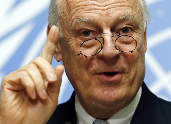 U.N. Syria envoy Staffan de Mistura