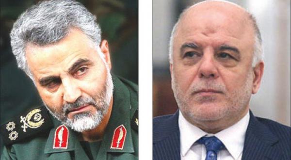 Haider al-Abadi  and Qasem Soleimani