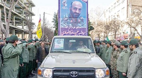 IRGC Brigadier Reda Ansari's funeral- TASNIM