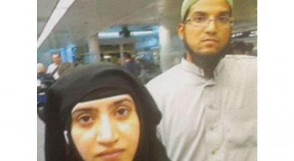 Syed Farook and his wife Tashfeen Malik. The couple carried out the San Bernardino killings in the US state of California last year. The photo dates back to July 2014 when the couple passed through customs at Chicago O'Hare International Airport