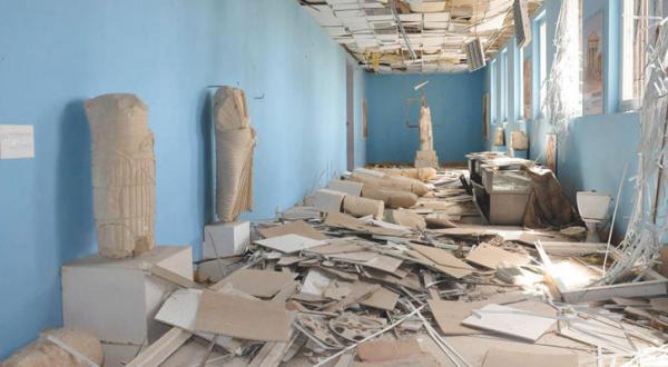 Palmyra National Museaum destroyed by ISIS militants