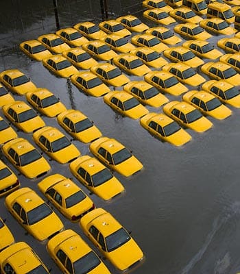 A slowed, darkened NYC begins to stir to life