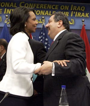 Rice Plays Dual Role in Middle East
