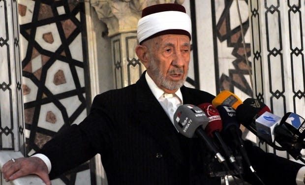 Syria’s Top Sunni Cleric Killed as Regime and Rebels Trade Accusations
