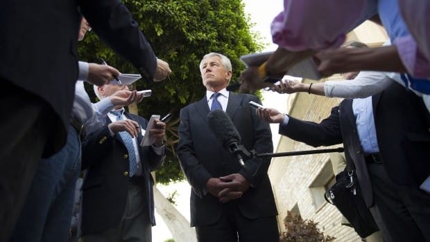 Hagel Concludes First Middle East Visit