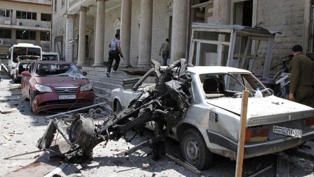 New Bombing Strikes Central Damascus