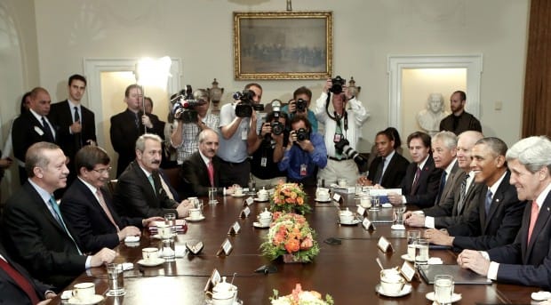 Turkish PM meets with Obama on Syria