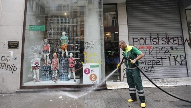 Calm on Turkish streets after days of fierce protests