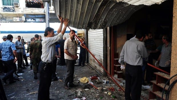 Suicide bombing in Damascus as Assad readies Aleppo attack