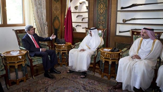 Doha meeting pledges to shift balance of power in Syria