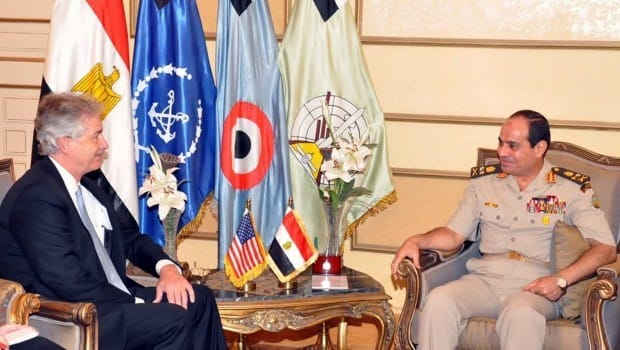 US official meets Egypt’s new leaders amid violence in Cairo and Sinai