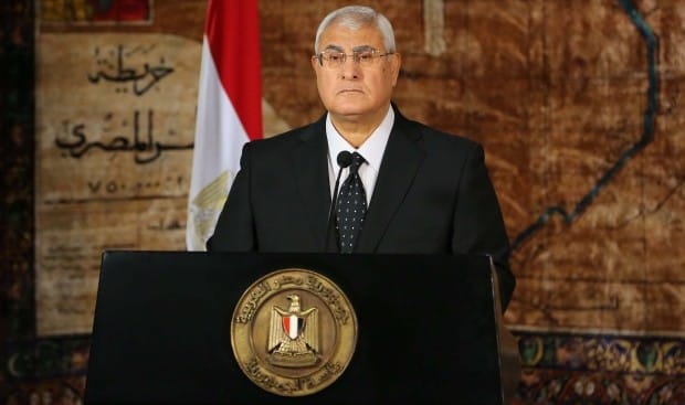 Egypt: Interim president signs controversial protest law