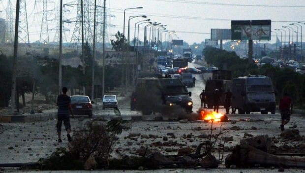 Cairo: Mursi supporters, police clash outside Media Production City