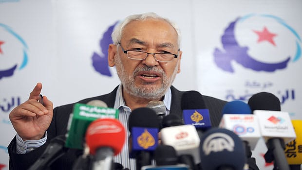 Ghannouchi on Tunisian political, security crisis