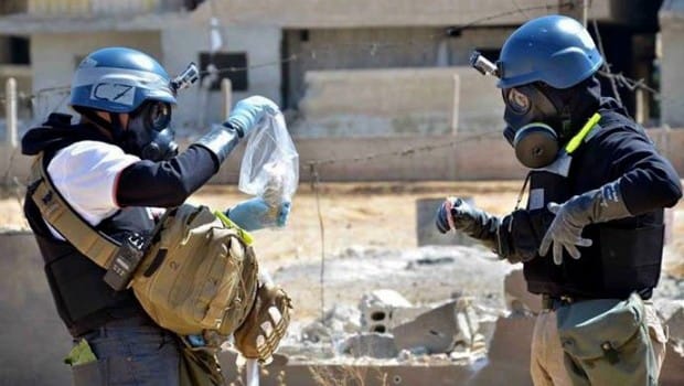 Russia sends armored trucks to Syria to transport chemical arms