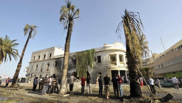 Car bomb hits Libyan Foreign Ministry in Benghazi