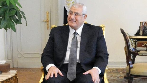Mansour: Egyptians will not tolerate foreign interference