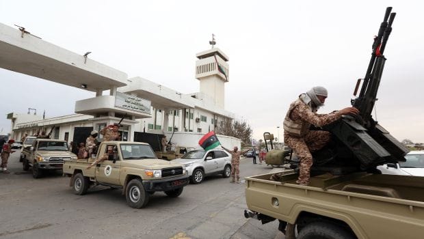 Libyan troops in show of force in the capital