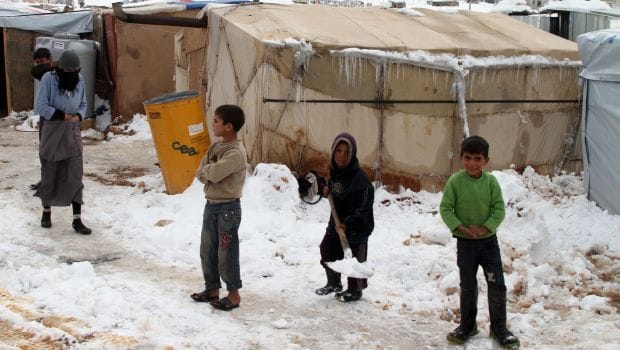 Winter storm “Alexa” chills the Middle East