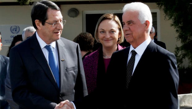 Leaders of divided Cyprus resolve new try at power-sharing deal