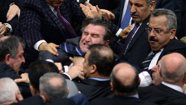 Turkish PM tightens grip on judiciary in parliament vote