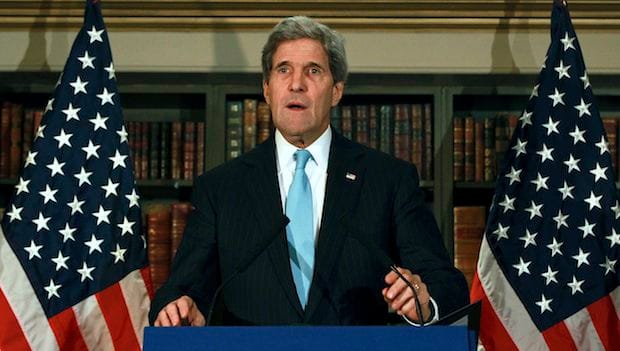 Kerry calls for “reality check” in Palestinian–Israeli talks