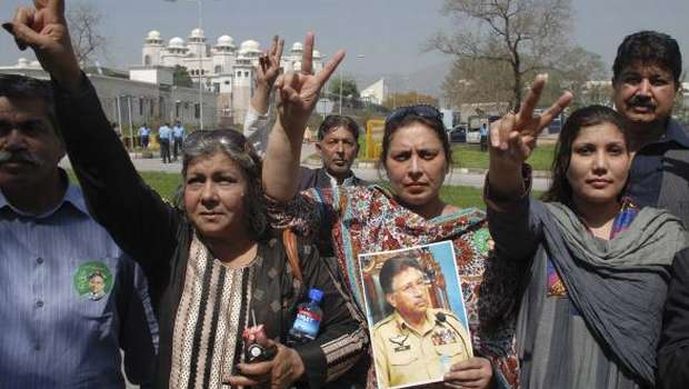 Former Pakistani president Musharraf denies treason