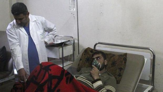 Syrian opposition claims has evidence of chlorine gas attack