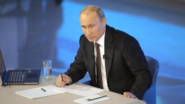 Three dead in east Ukraine, Putin warns of “abyss”