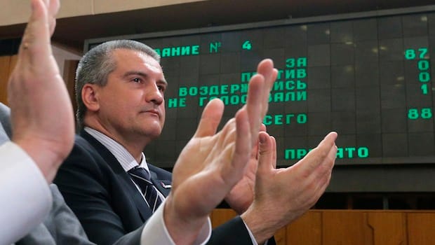 Crimea’s parliament adopts Kremlin-backed constitution