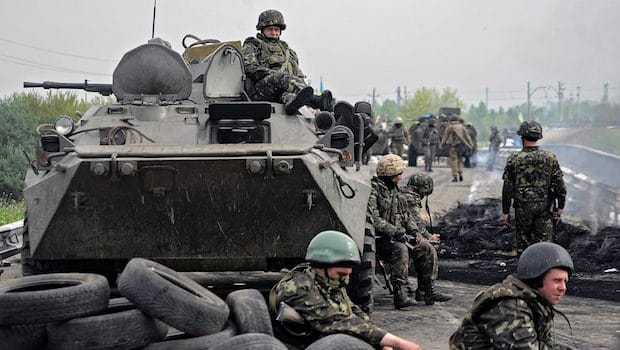Three killed in Ukraine offensive near Slovyansk