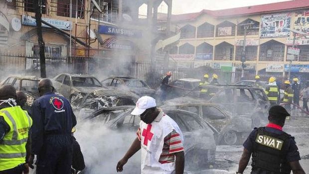 At least 21 killed in rush-hour blast in Nigerian capital