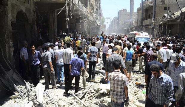 Syrian rebels say ISIS on the run around Damascus