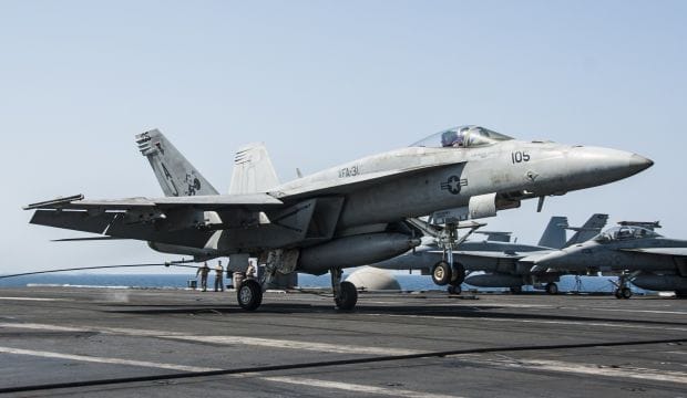 Airstrikes in Syria hit ISIS at Iraqi border