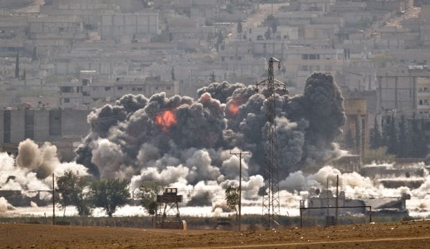 US-led coalition hits ISIS stronghold in Syria