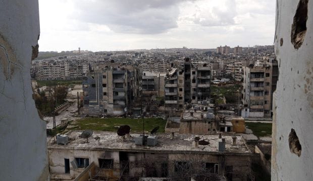 Rebels attack Aleppo security building, monitor says dozens killed