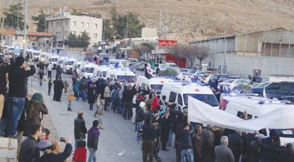 Hundreds of People Evacuated in Syria after a Deal between the Regime and the Opposition